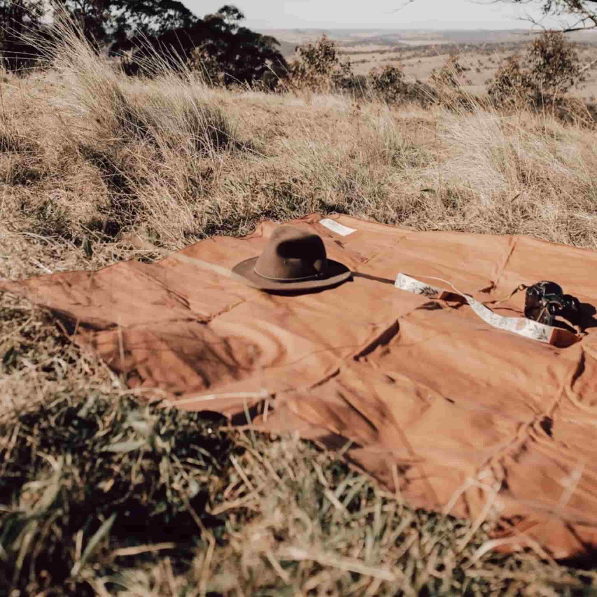 Canvas picnic shop rug